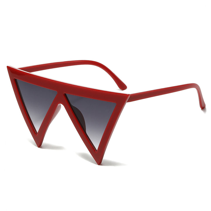 Bold Triangular Frame Sunglasses Kalsten
