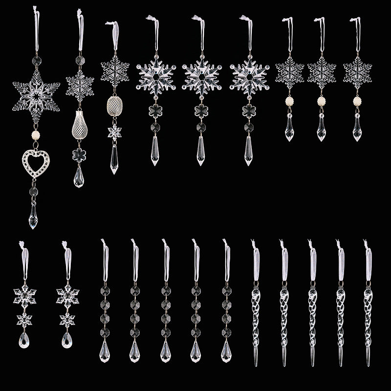 Decorative Crystal Snowflake Ornaments
