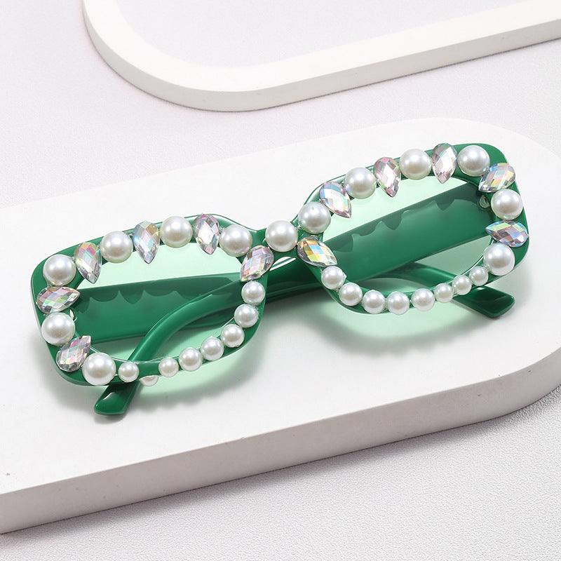 Ladies elegant sunglasses with pearl decoration Kalsten