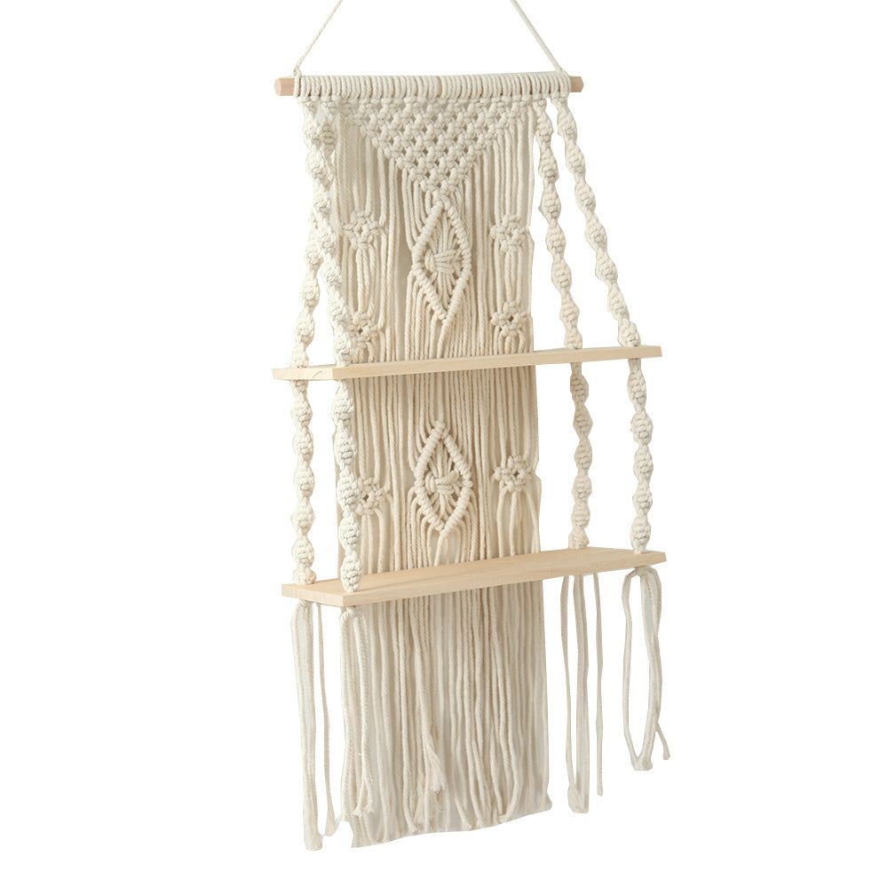 Decorative Macrame Shelf Kalsten