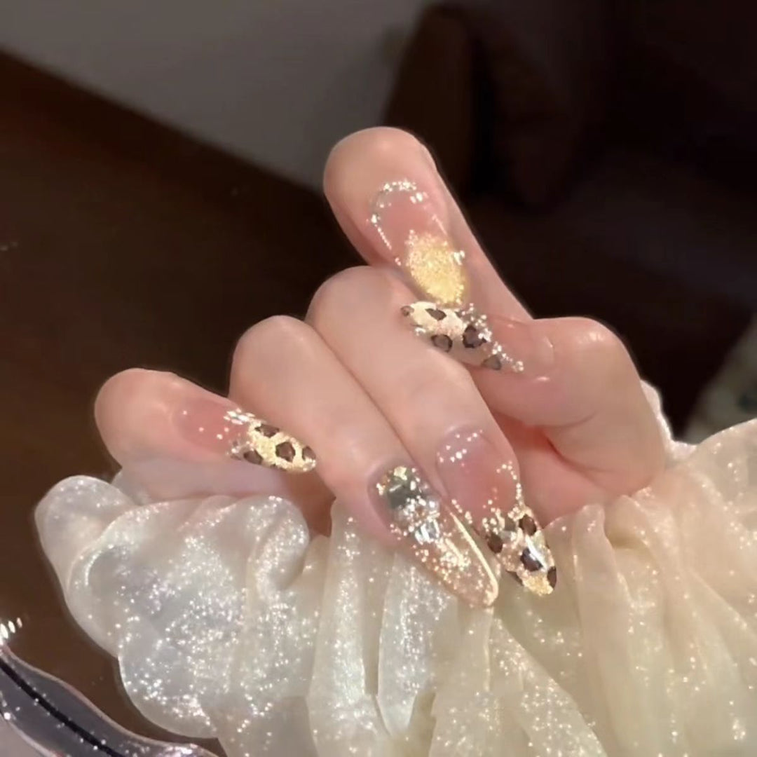 Luxury Leopard Print Press-On Nails Kalsten