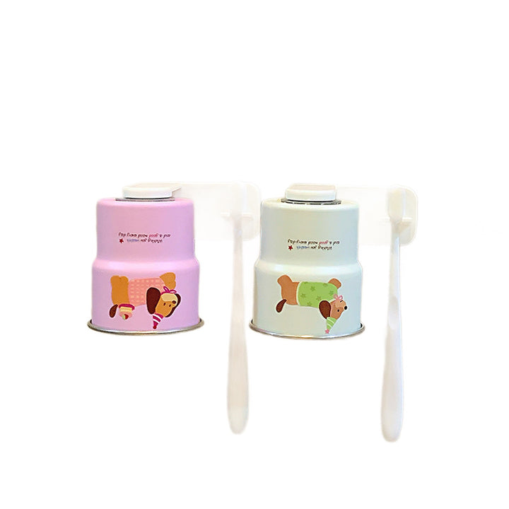 Wall-mounted toothbrush holder with playful animal design Kalsten