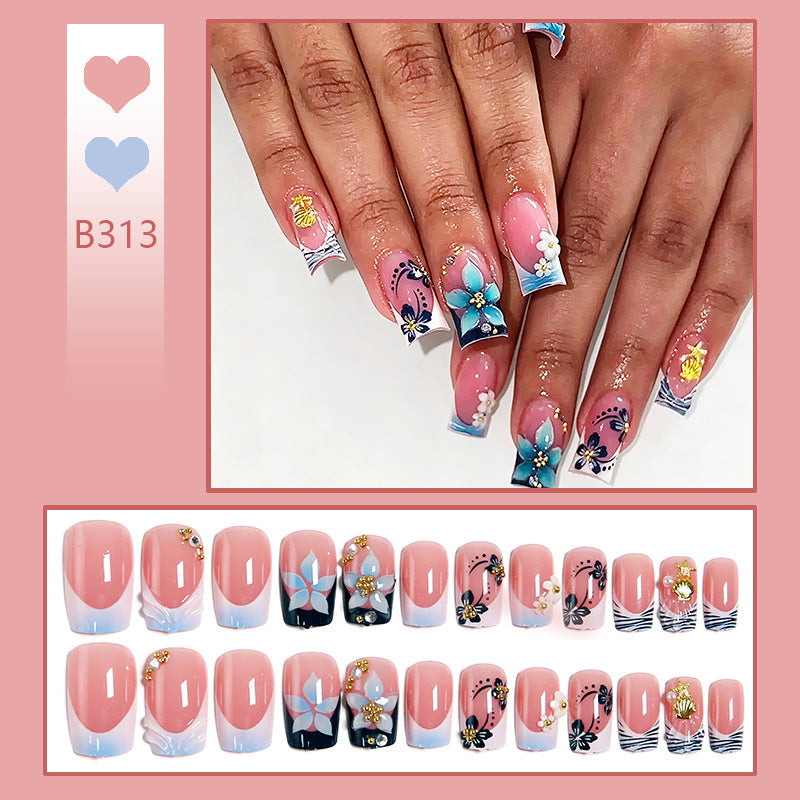 Creative Nail Art Set with Flower and Butterfly Design Kalsten
