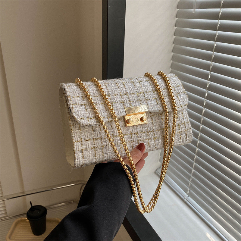 Elegant Textured Clutch Handbag