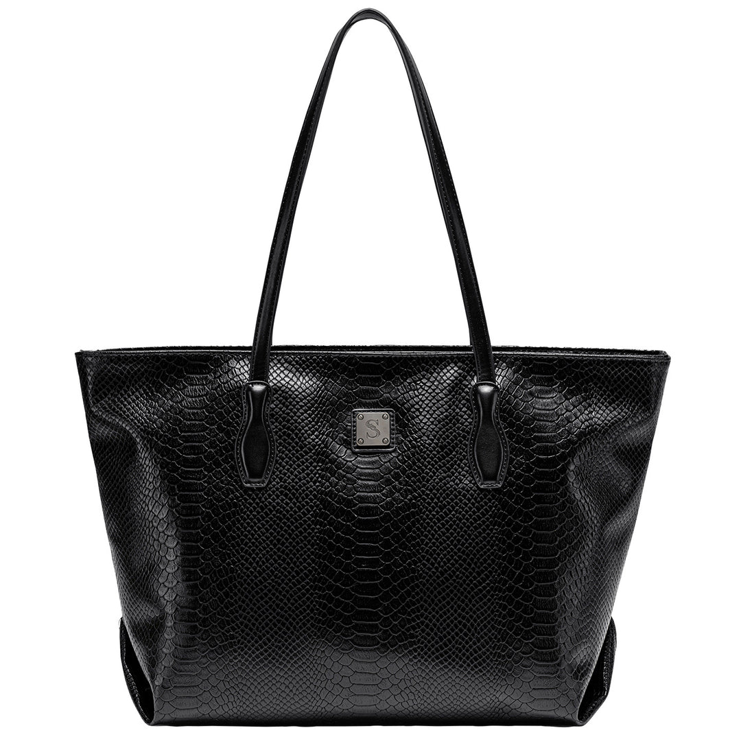 Chic Textured Tote Bag
