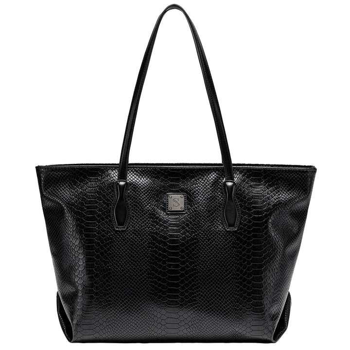 Chic Textured Tote Bag