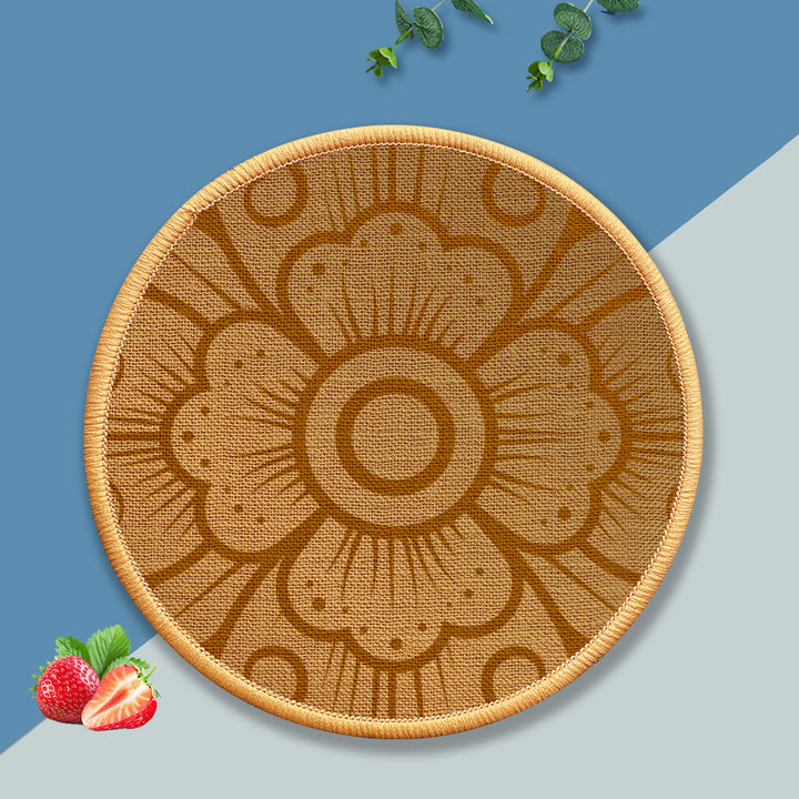 Decorative Round Floor Mat Kalsten