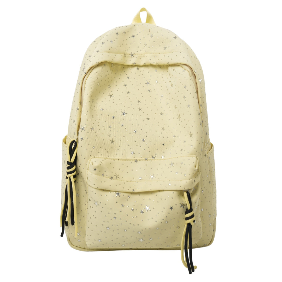 Star-Embellished Lightweight Backpack Kalsten