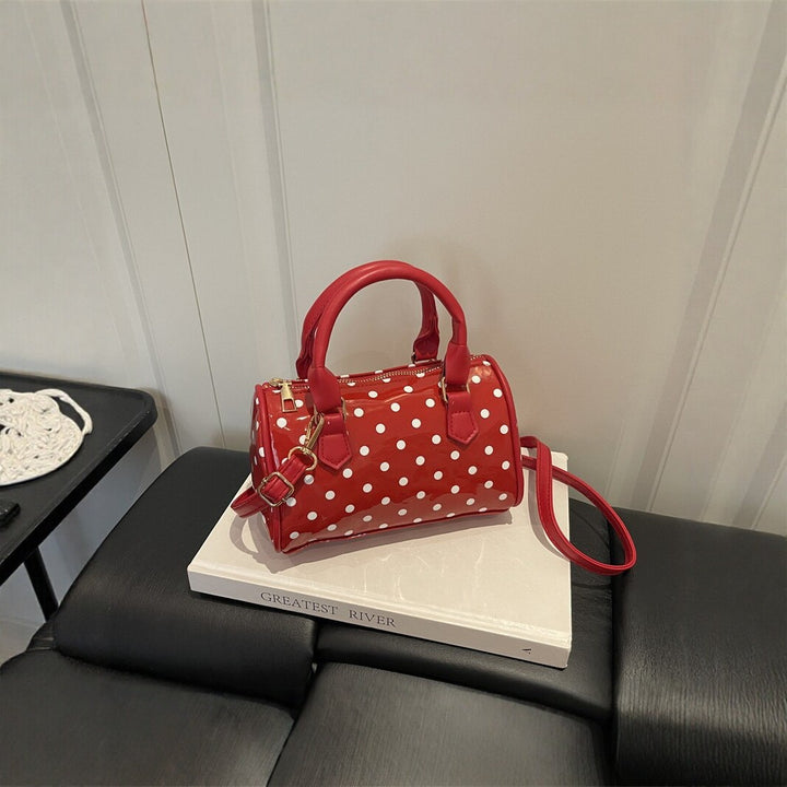 Polka Dot Handheld Satchel