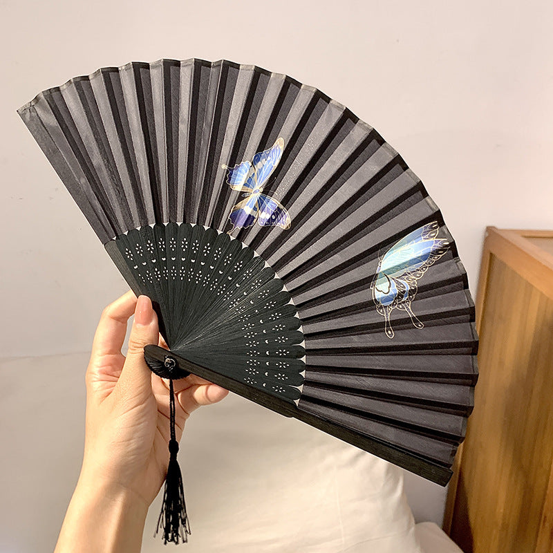 Handcrafted fan with elegant butterfly design Kalsten