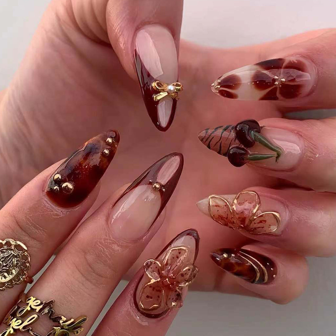 Decorative 3D Nail Art Extensions Kalsten