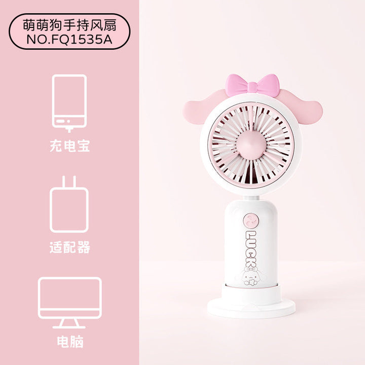 Women's Portable Hand Fan with Cute Rabbit Design Kalsten