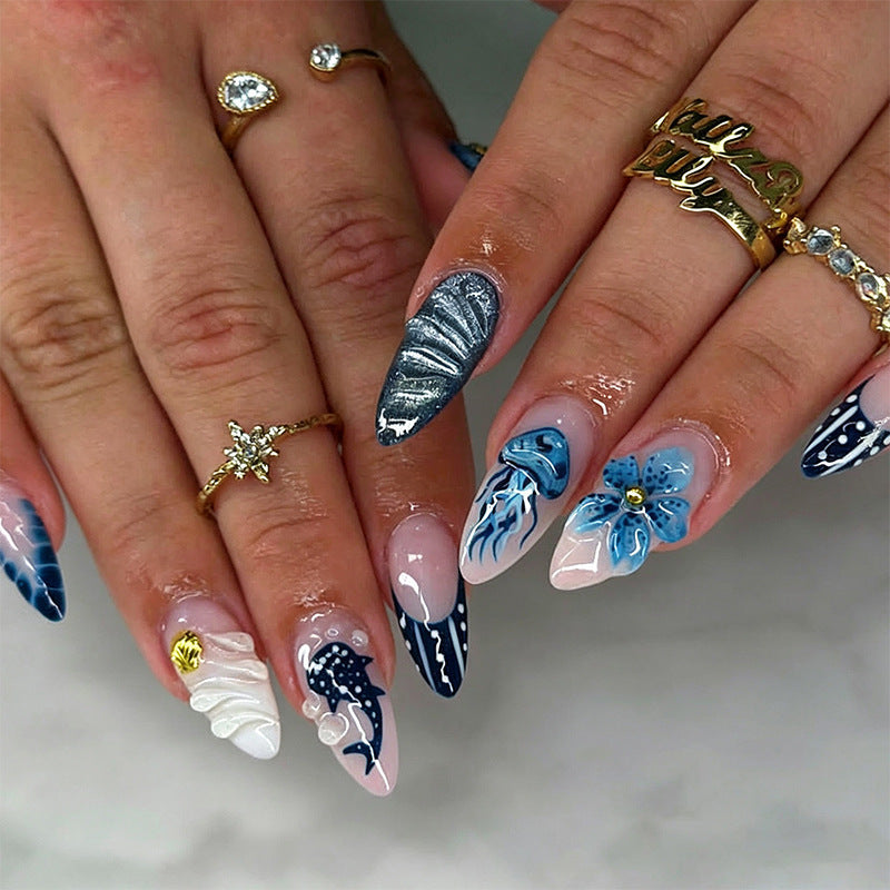 Luxury Nail Art Set with Galactic Designs Kalsten
