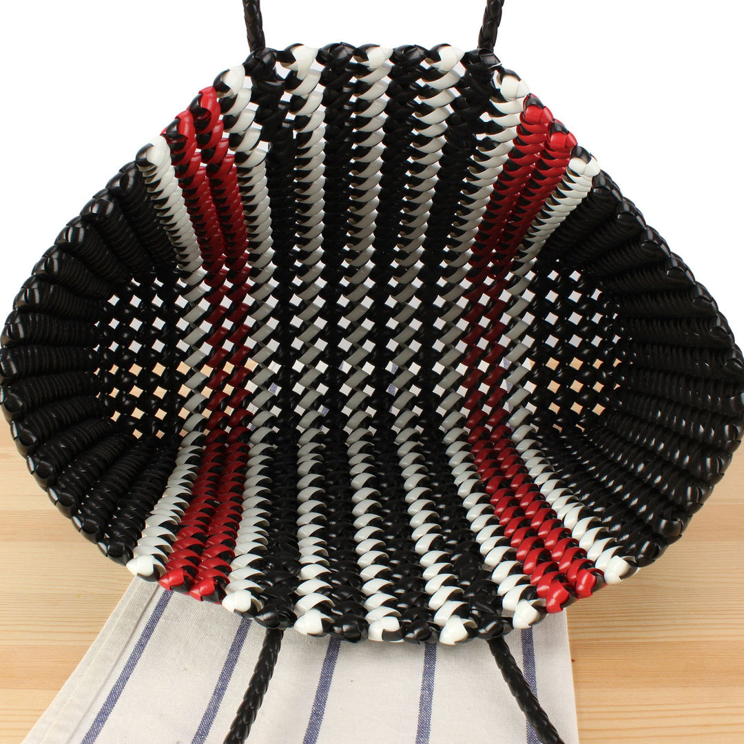 Tote bag made of sturdy woven material with stylish colored accents Kalsten