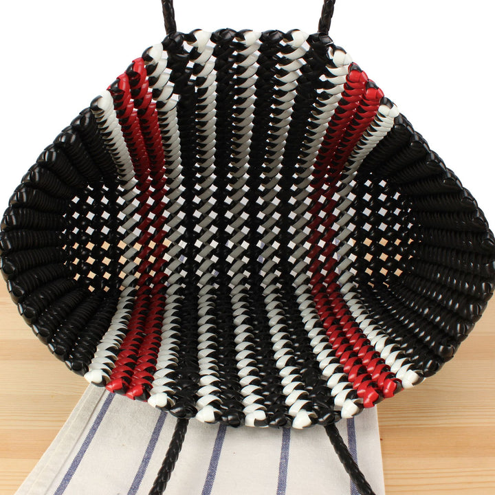Tote bag made of sturdy woven material with stylish colored accents Kalsten
