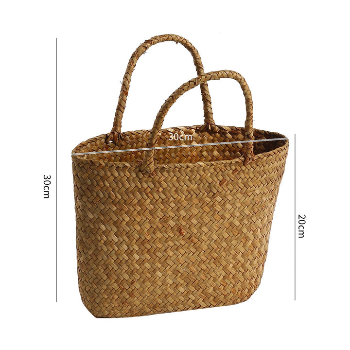 Handcrafted Woven Shopping Tote Kalsten