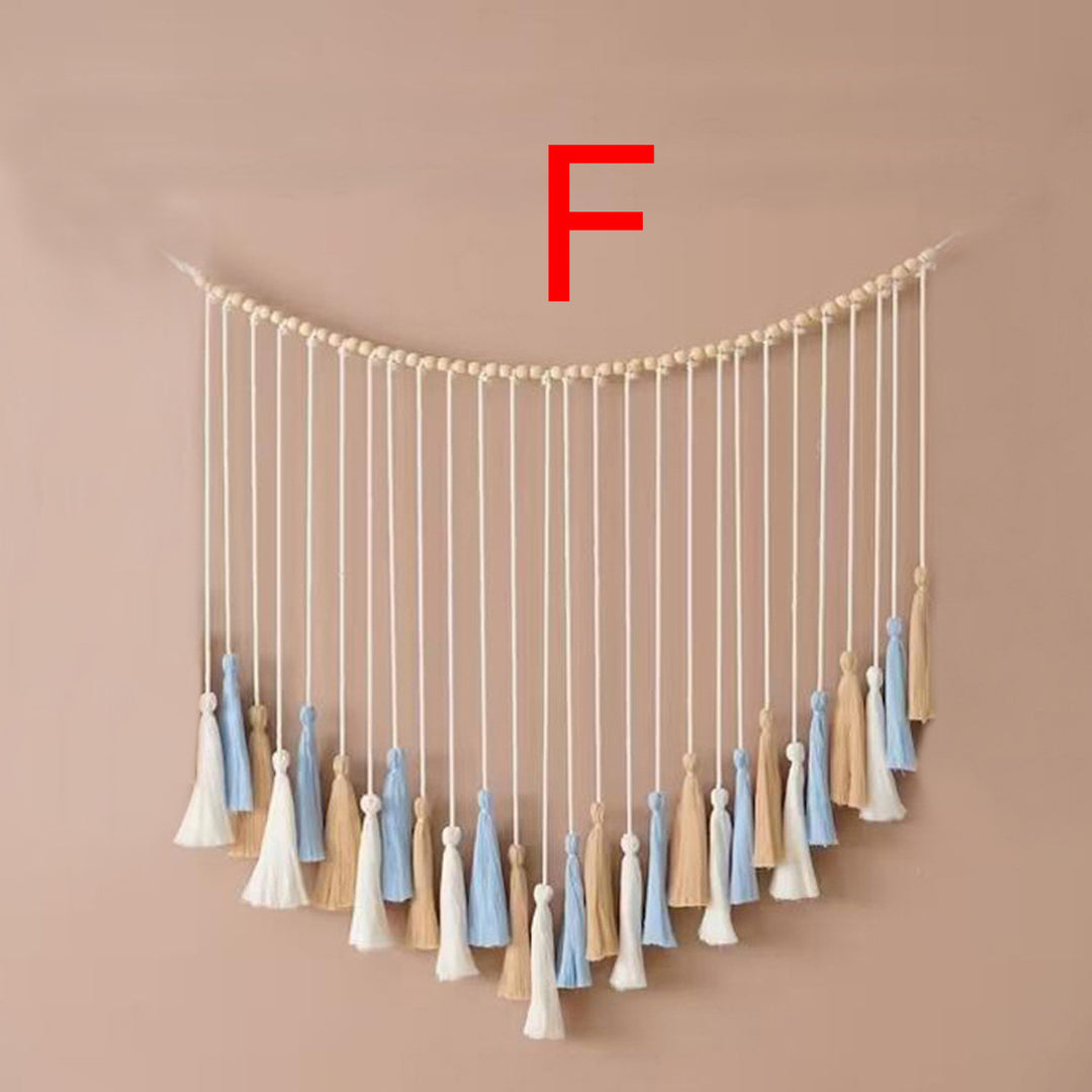 Decorative Macrame Wall Hanging with Tassels Kalsten