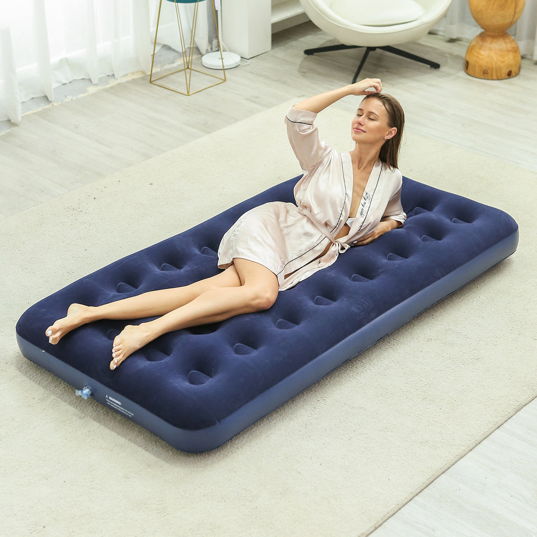Ladies Inflatable Luxury Air Mattress with Soft Velours Surface Kalsten