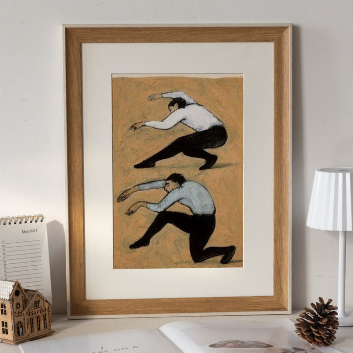 Elegant Framed Art Announcement Display