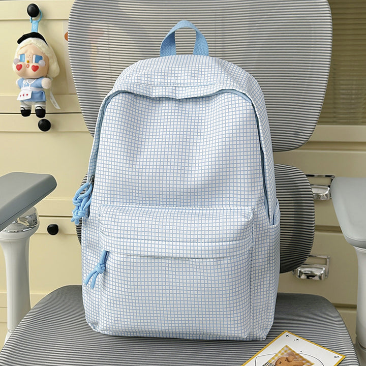 Textured Patterned Casual Backpack Kalsten