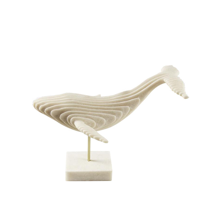 Artistic Whale Sculpture