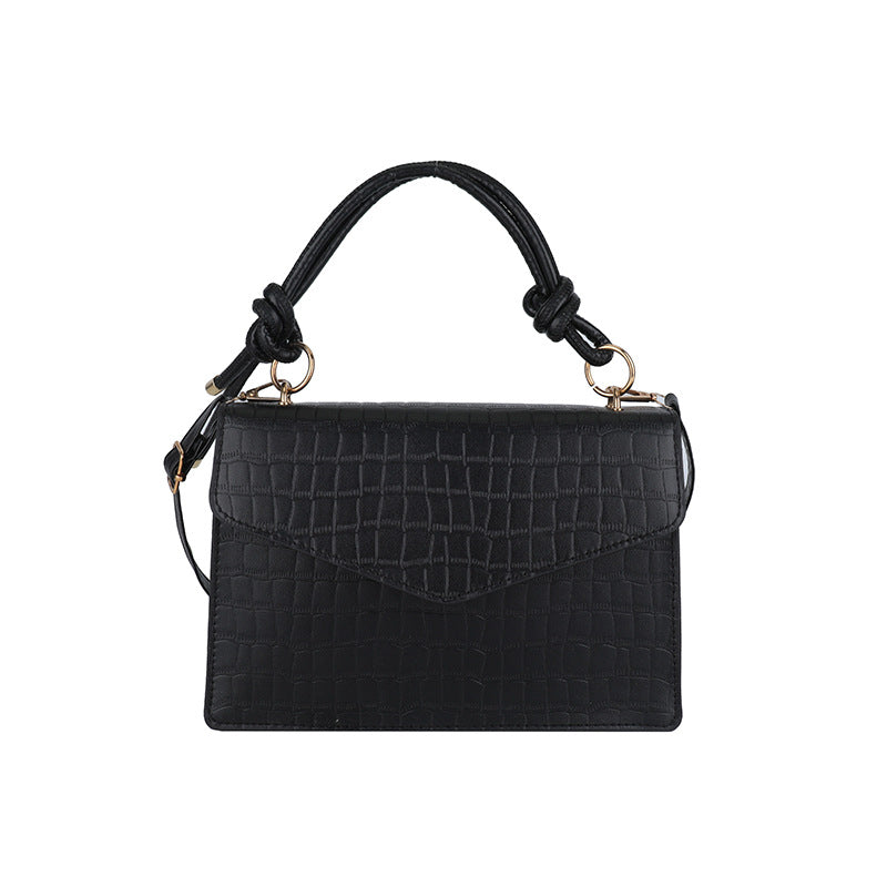 Crocodile-Embossed Handcrafted Crossbody Bag Kalsten