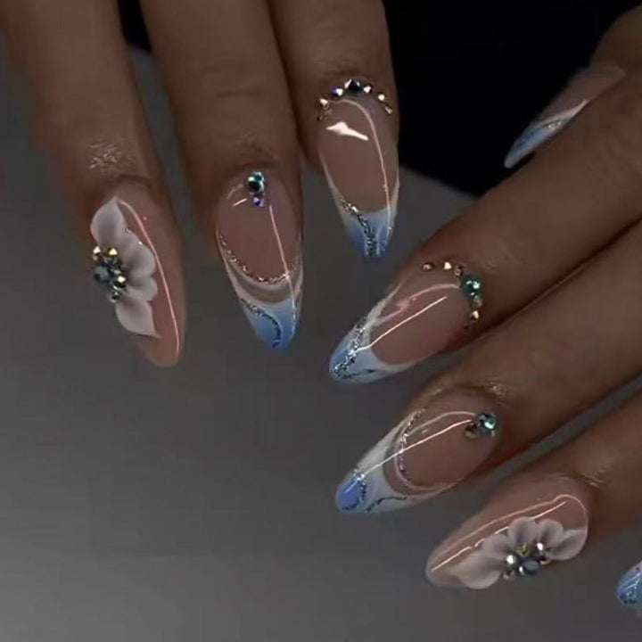 Artistic Press-On Nail Extensions