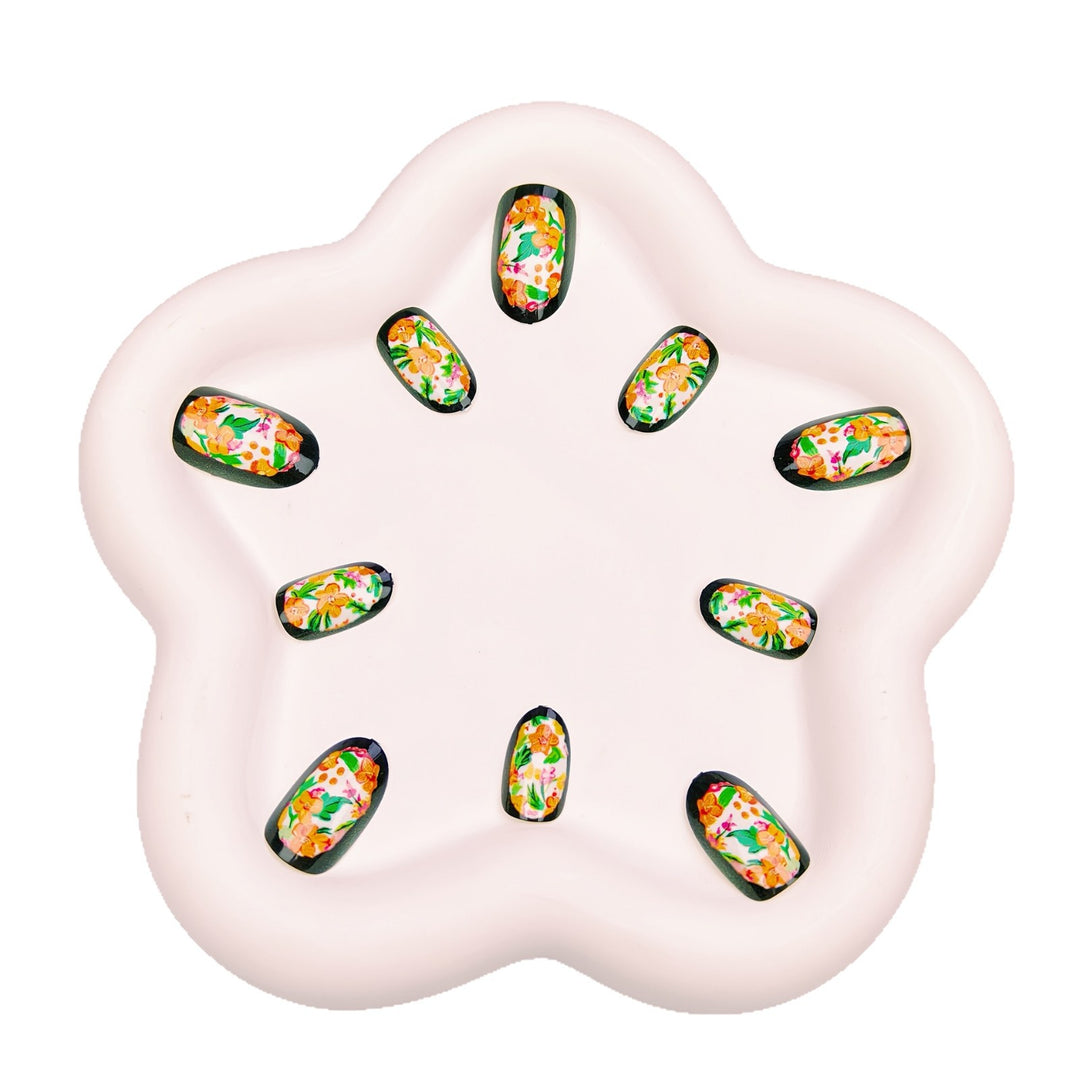3D Floral Design Nail Art Kalsten
