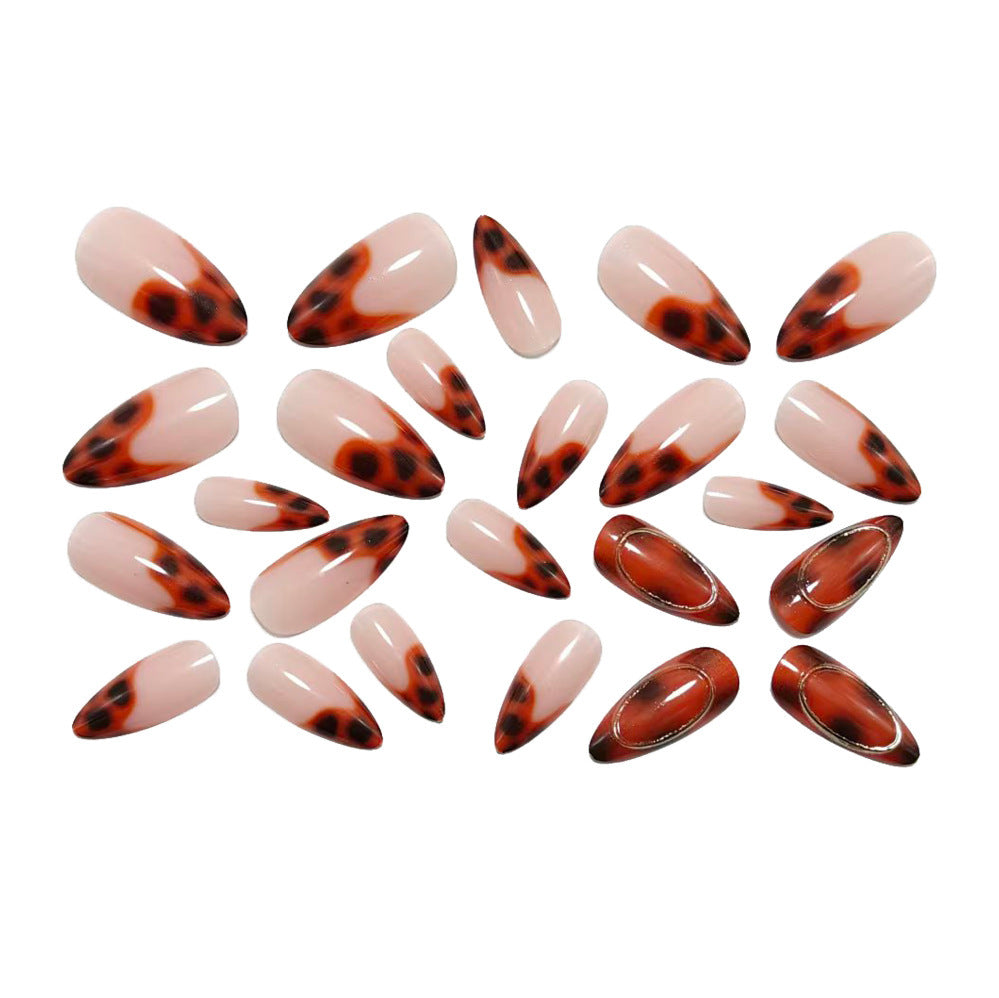 Artificial nails with elegant and curved tip Kalsten