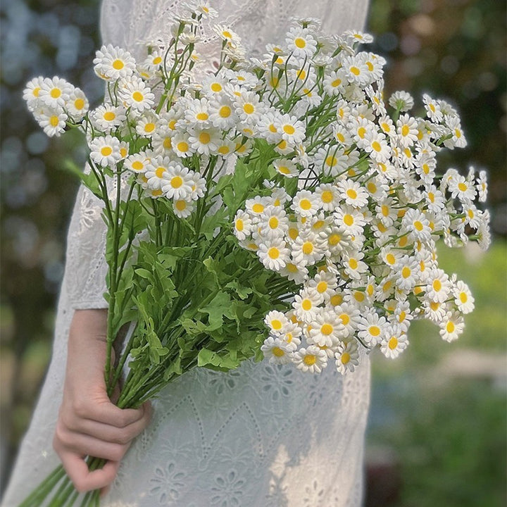 Lifelike Yellow Floral Stem