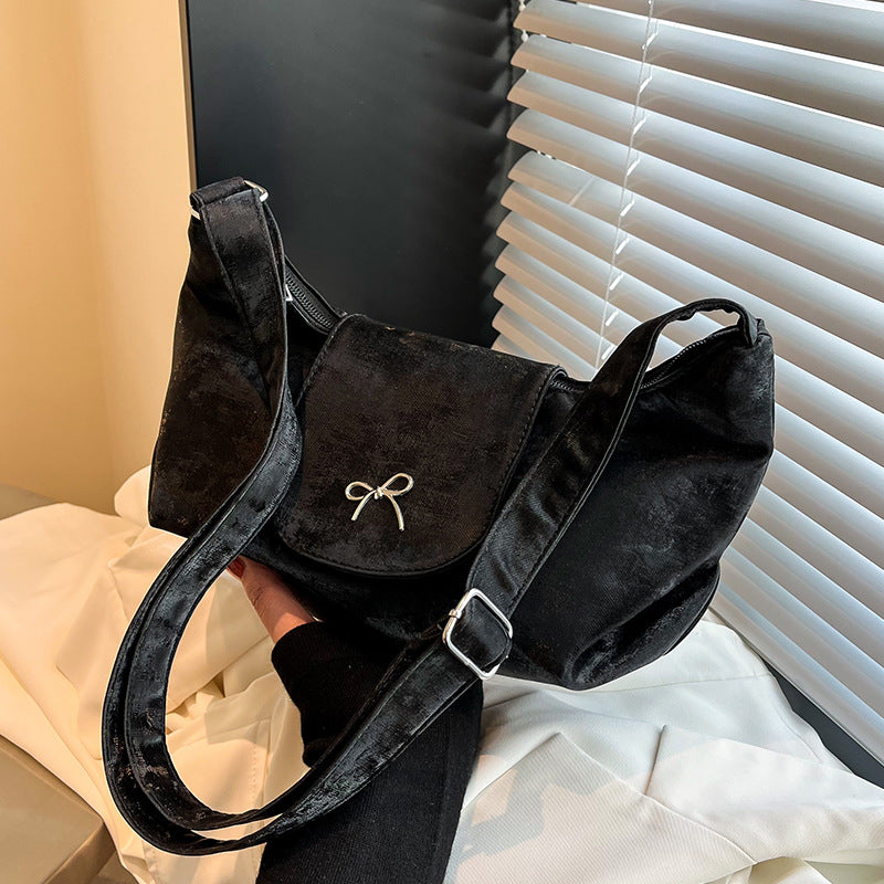 Elegant Velvet Shoulder Bag