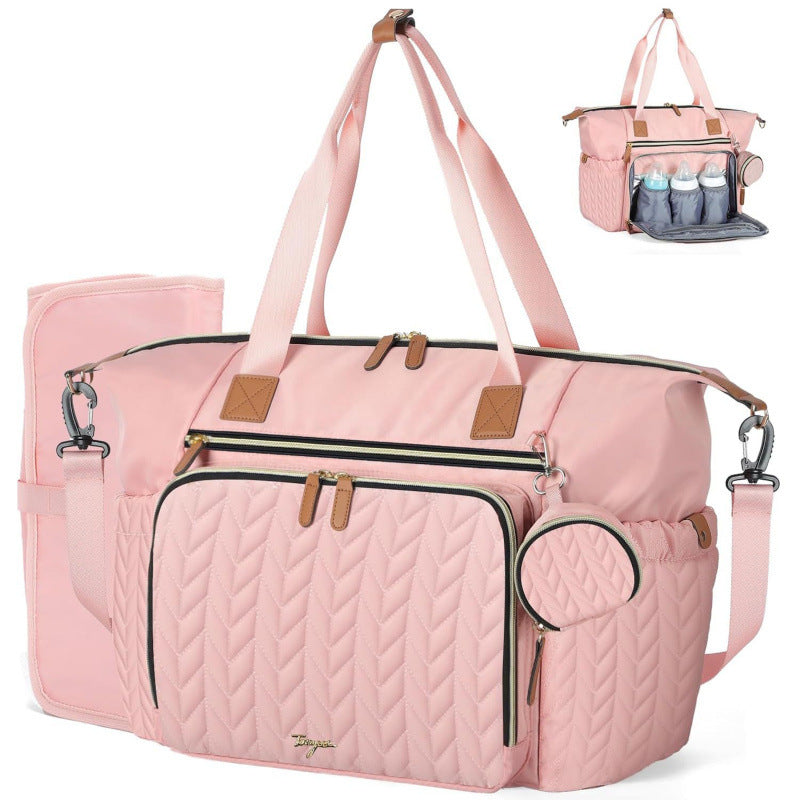 Multi-Purpose Quilted Diaper Tote Bag Kalsten