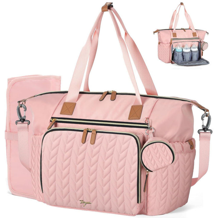 Multi-Purpose Quilted Diaper Tote Bag Kalsten