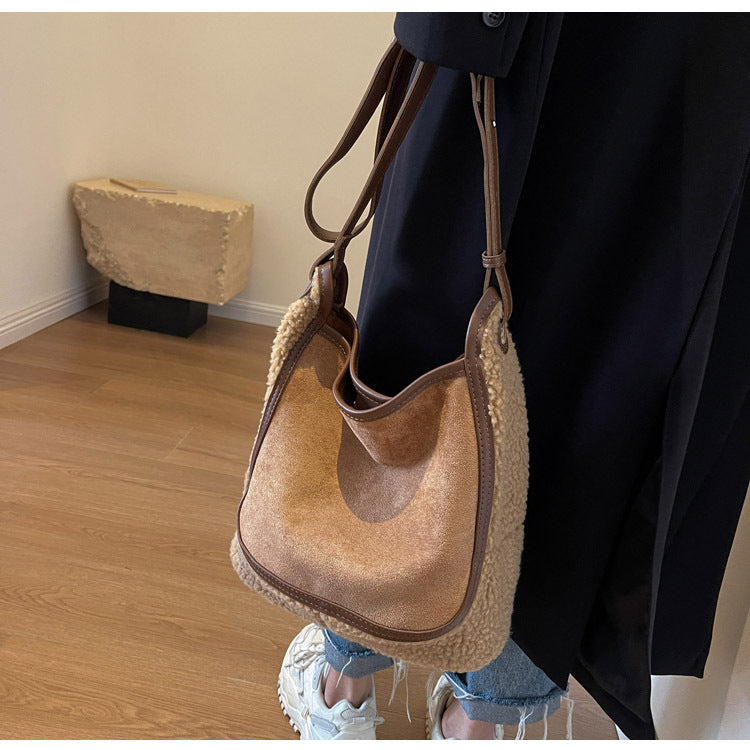 Suede Crossbody Bag
