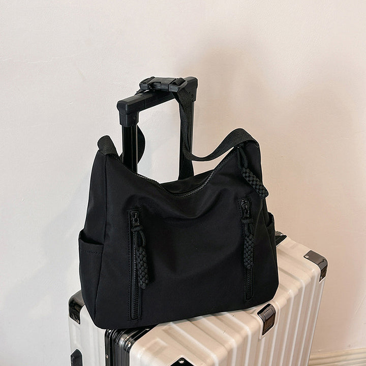 Multi-Pocket Utility Shoulder Bag