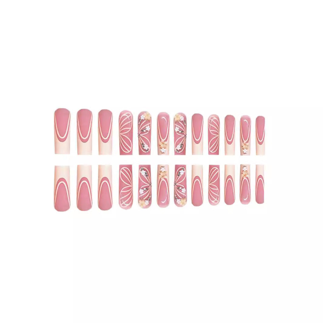 Floral Artisan Nail and Toe Set Kalsten