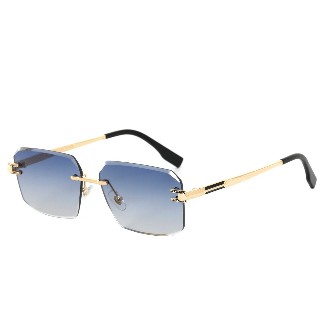 Women's Geometric Designer Sunglasses with Luxurious Metal Frame and High-Quality UV Protection Lenses Kalsten