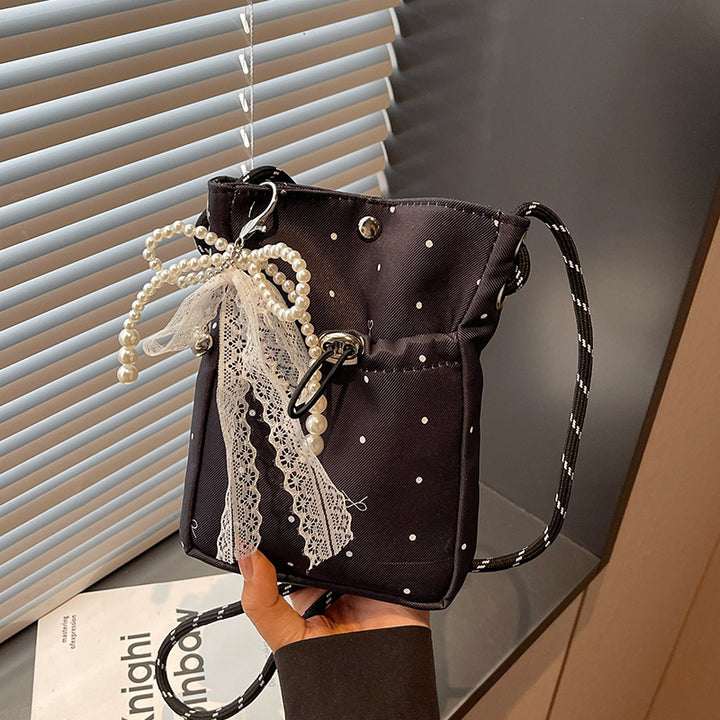 Casual Drawstring Mini Shoulder Bag
