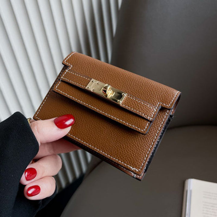 Premium Leather Cardholder with Elegant Closure Kalsten