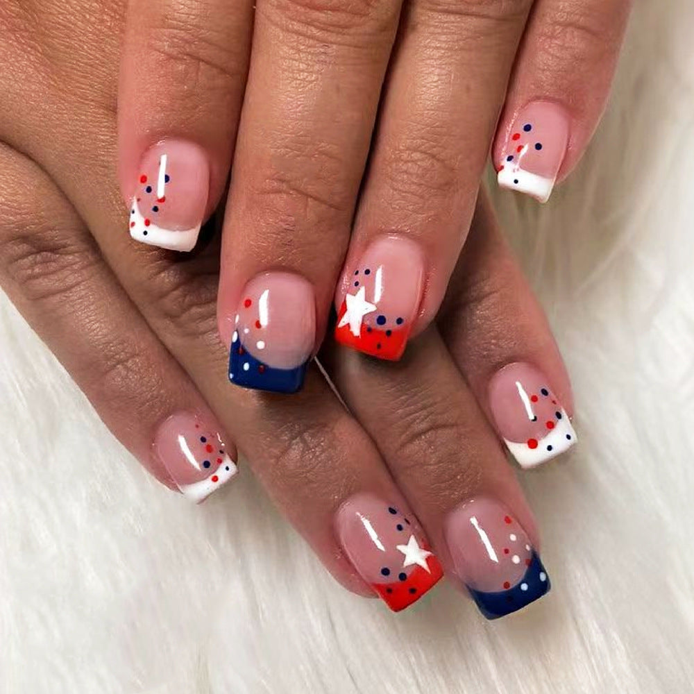 Patriotic Themed Press-On Nails Kalsten