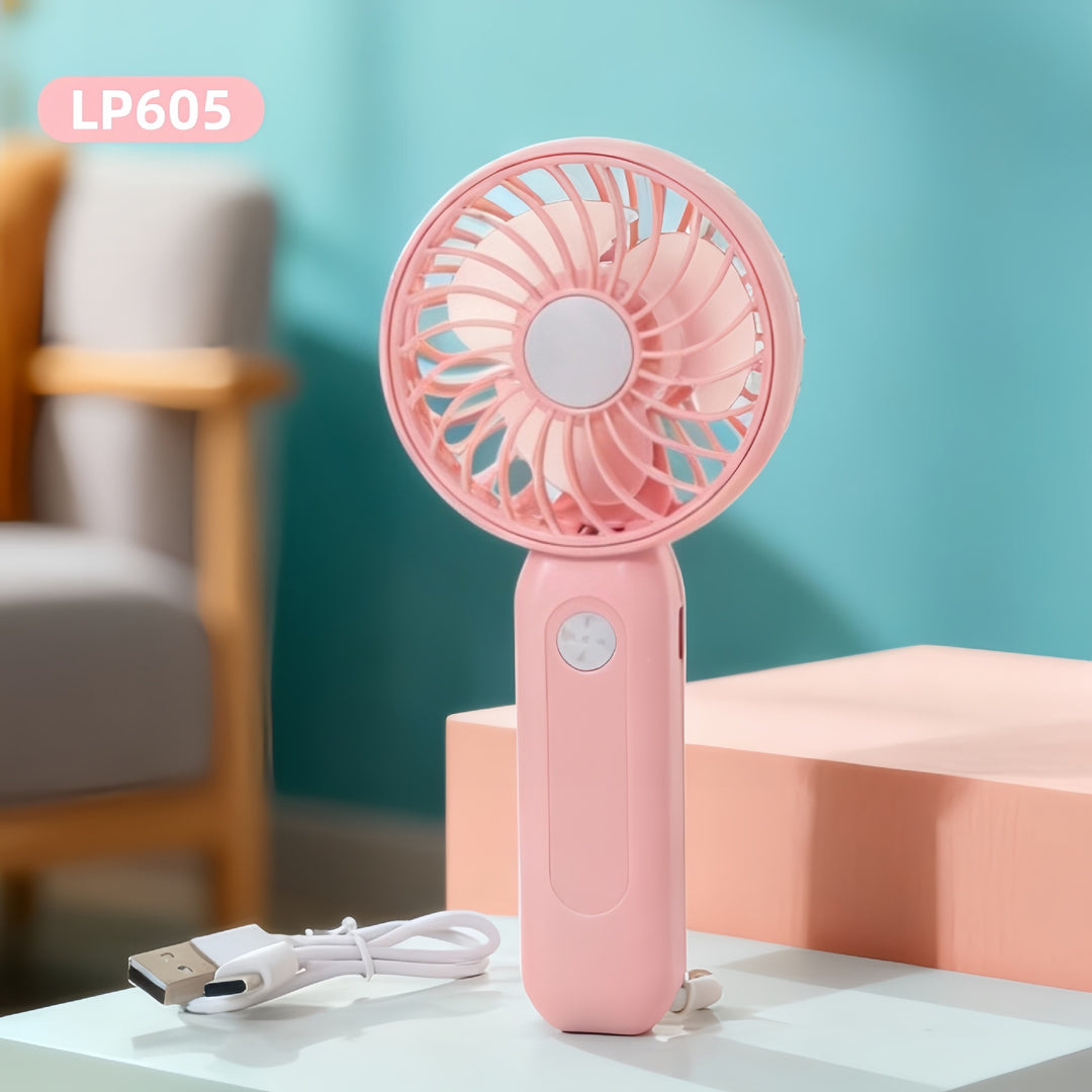 Women's Portable Mini Fan with Flexible Mount and USB Connection Kalsten
