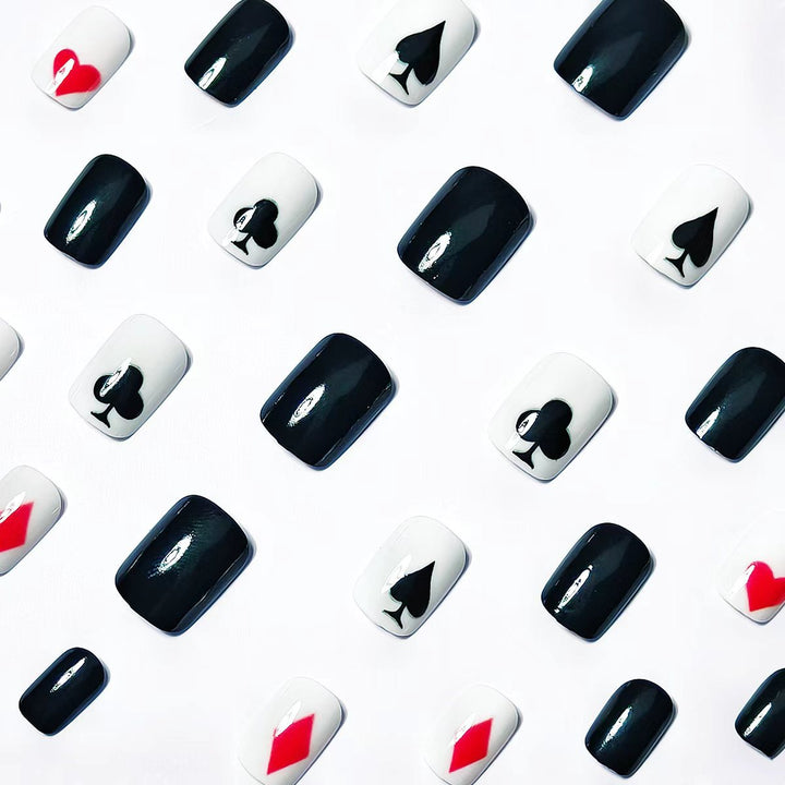 Playing Card-Themed Nail Art Kalsten