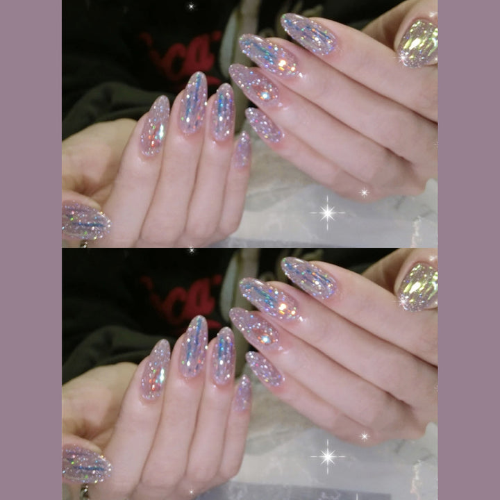 Sparkling Glittery Press-On Nail Set Kalsten 1790727491