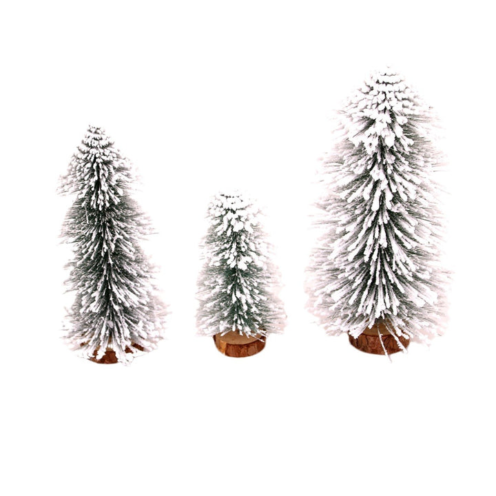 Miniature Snow-Covered Christmas Tree Decoration Kalsten
