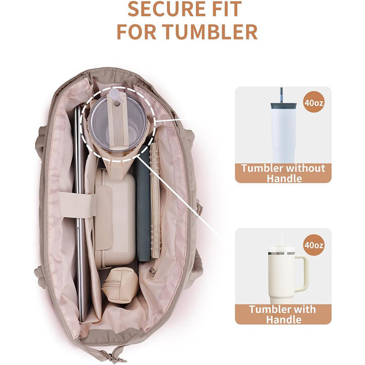 Multifunctional bag with separate organizer Kalsten