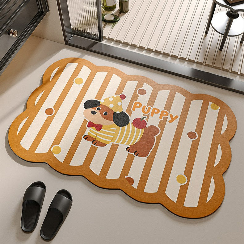 Playful Animal-Themed Floor Mat Kalsten