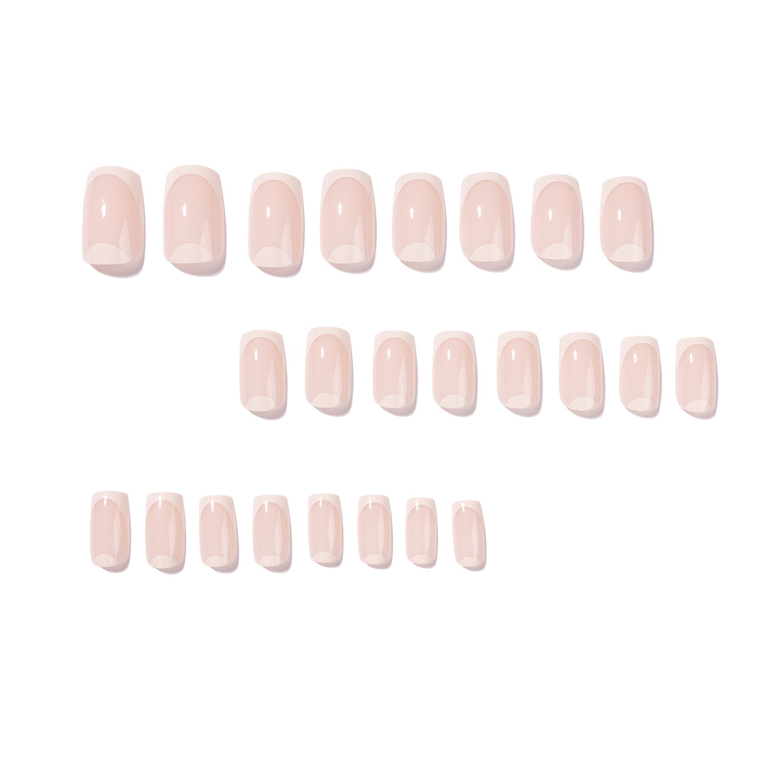 Elegant Nail Art with Translucent French Tip Kalsten