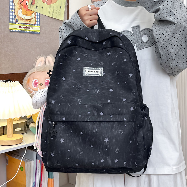 Star-Patterned Casual Backpack Kalsten