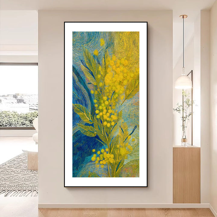 Framed Botanical Canvas Artwork