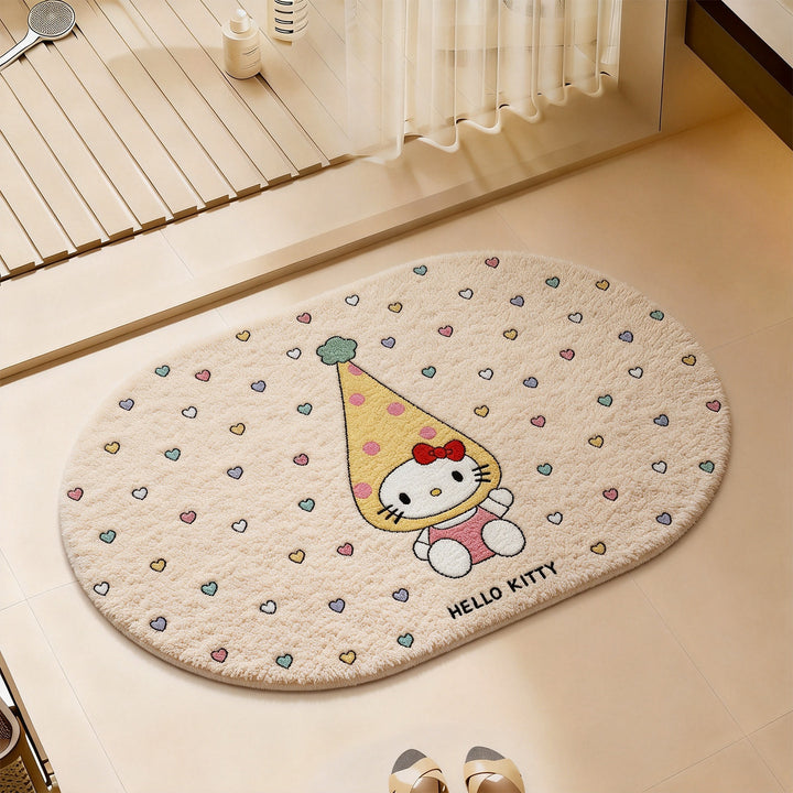 Cute Cartoon-Themed Bath Rug